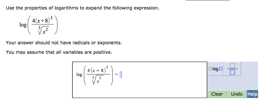 solved-use-the-properties-of-logarithms-to-expand-the-chegg