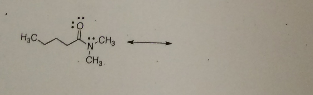 Solved Draw The Resonance Structure For An Amide. The | Chegg.com