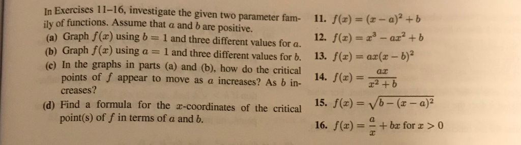 Solved In Exercises 11-16, Investigate The Given Two | Chegg.com