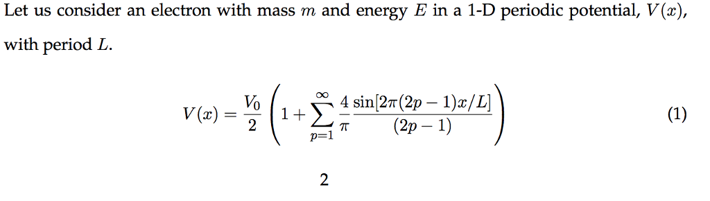 Let us consider an electron with mass m and energy E | Chegg.com