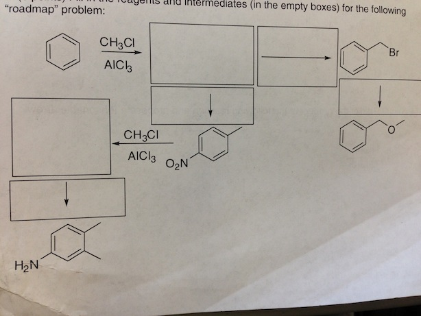 Solved: Fill In The Reagents And Intermediates For The Fol... | Chegg.com
