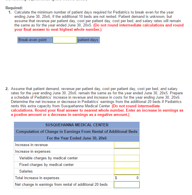 Solved Susquehanna Medical Center operates a general