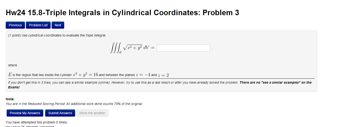 Solved Use cylindrical coordinates to evaluate the triple | Chegg.com
