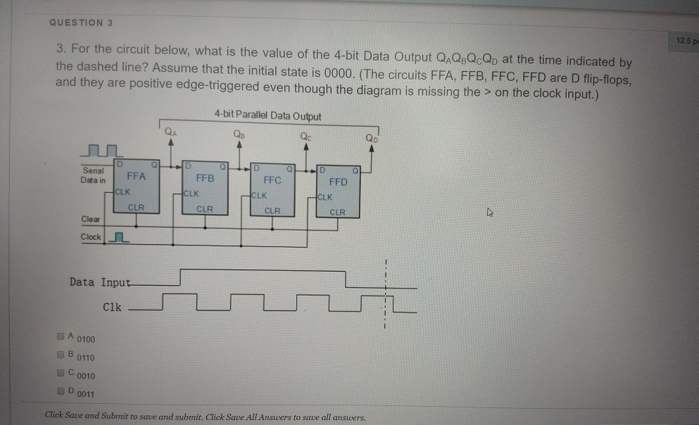 Solved QUESTION 3 12.5 p 3. For the ircuit below, what is | Chegg.com