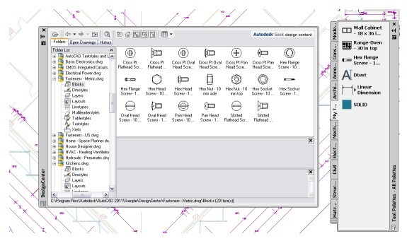 how to open tool palette in autocad 2017