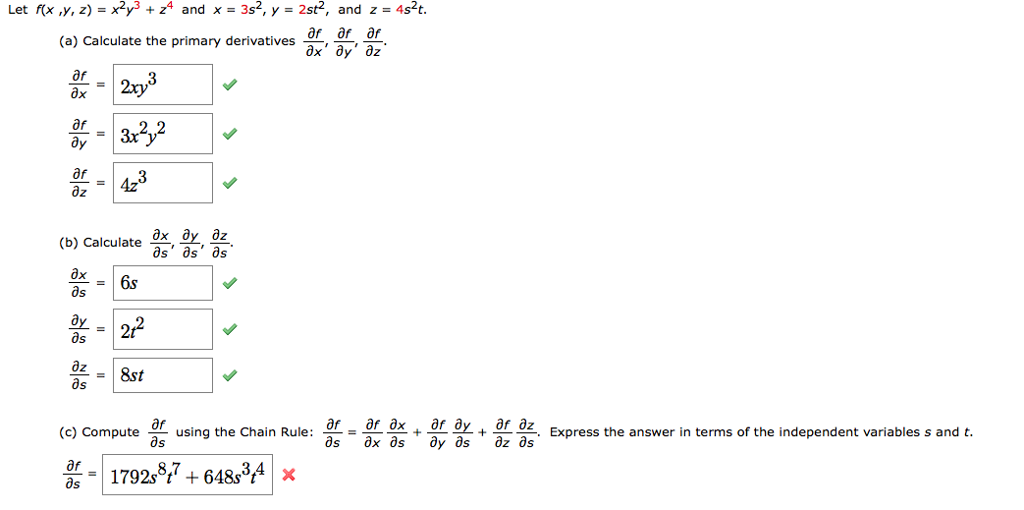 Solved Let Fx Y Z X2 Y3 Z4 And X 3s2 Y 8480