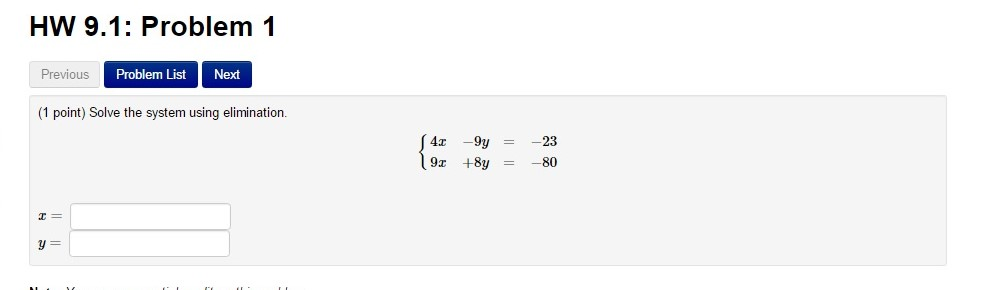 solved-solve-the-system-using-elimination-4x-9y-23-chegg