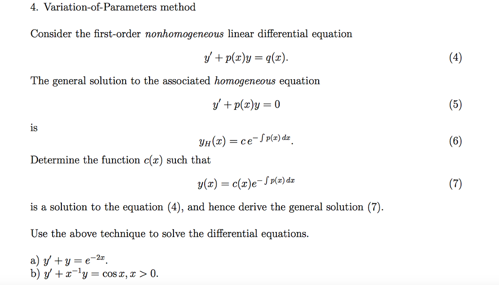 application linear differential equation systems population