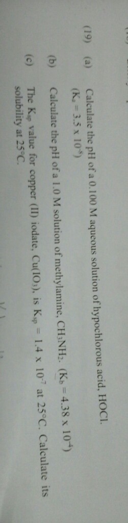 calculate the ph of aqueous 0.10 m nh4cl solution