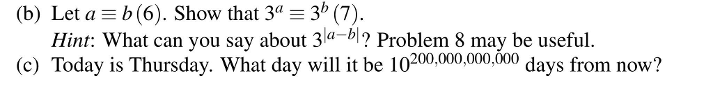 Solved (b) Let a b (6). Show that 3a-3b (7). Hint: What can | Chegg.com