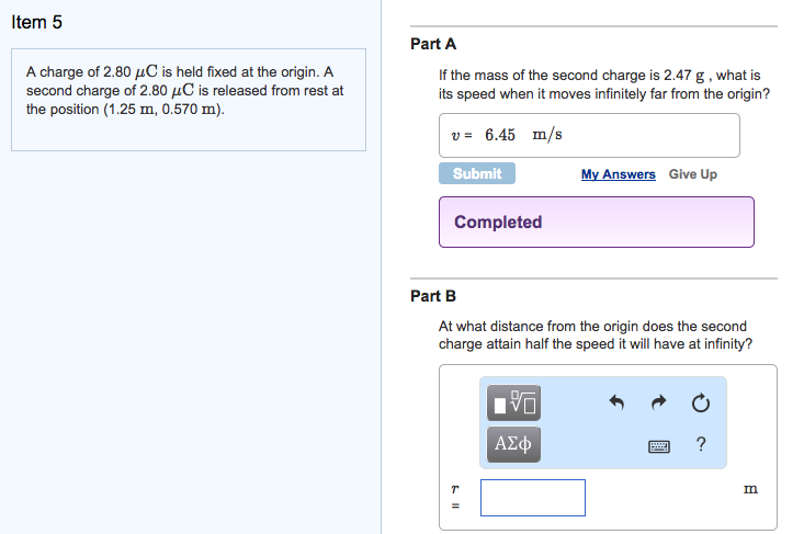 solved-a-charge-of-2-80-mu-c-is-held-fixed-at-the-origin-a-chegg