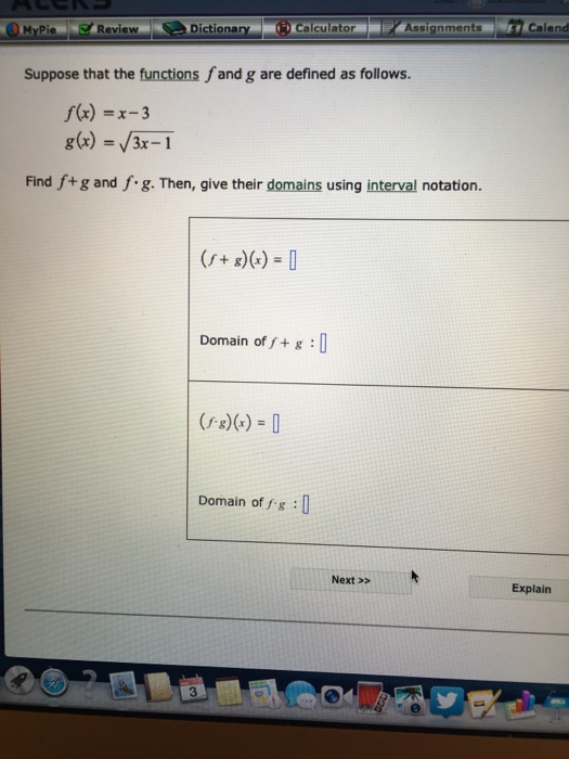 Solved Suppose That The Functions F And G Are Defined As 1923