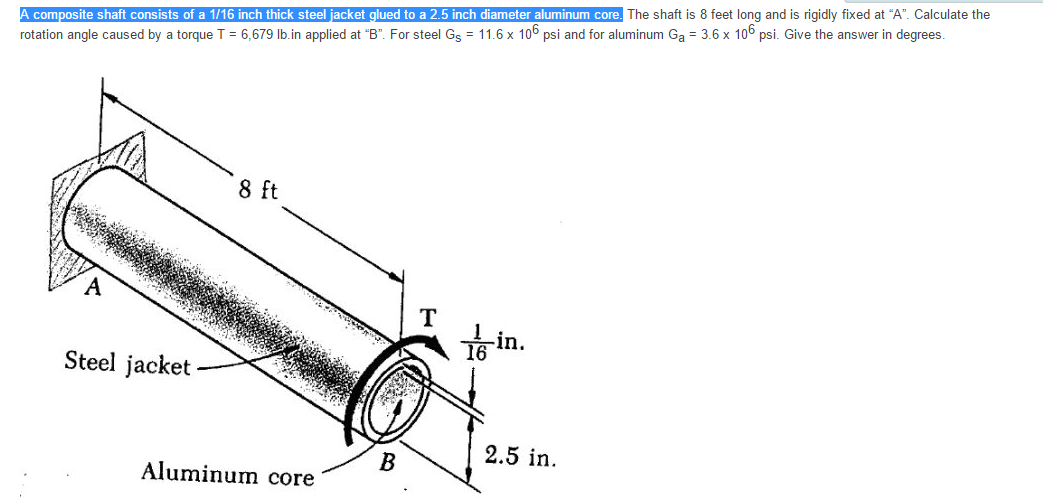 solved-the-shaft-is-8-feet-long-and-is-rigidly-fixed-at-a-chegg