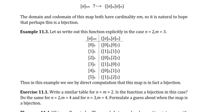 Solved The domain and codomain of this map both have | Chegg.com