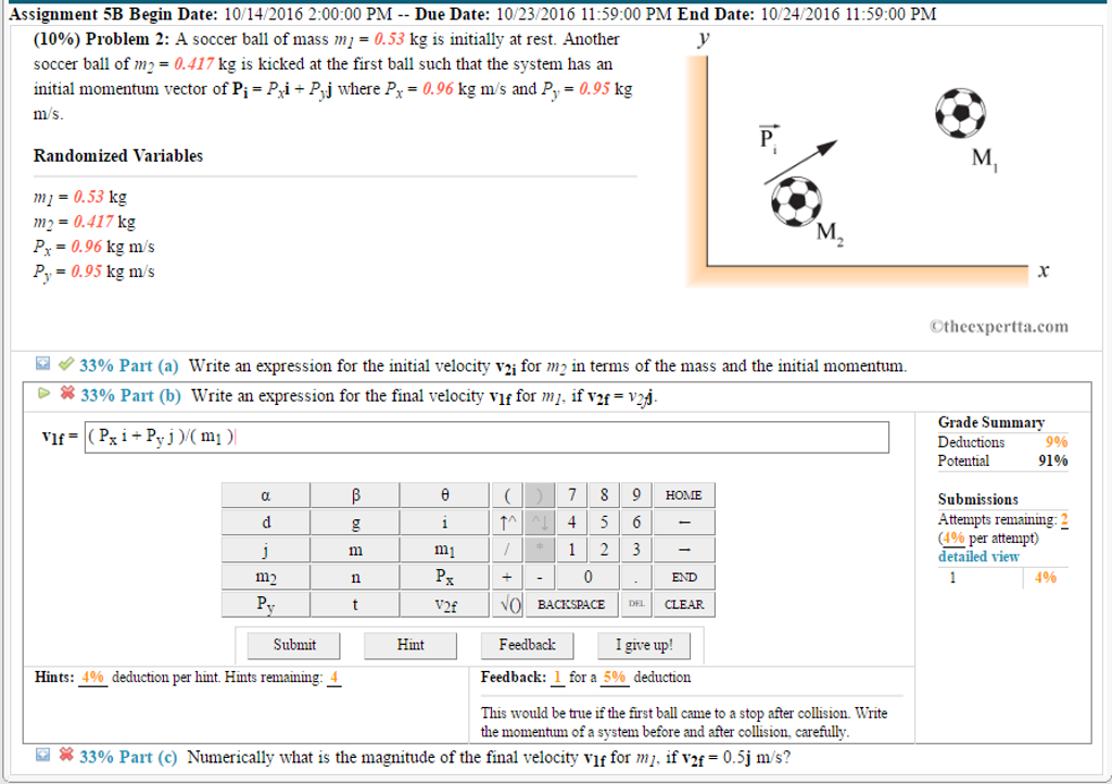 Solved Assignment 5B Begin Date: 10/14/2016 2:00:00 PM Due | Chegg.com