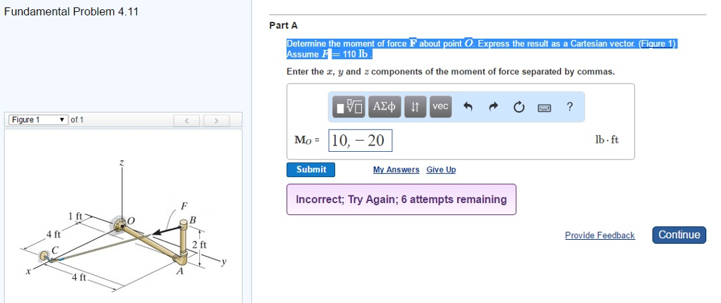 Solved Fundamental Problem 4.11 Determine The Moment Of | Chegg.com