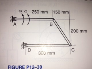 Solved 12-30 At the position shown in Figure P12-30, AB has | Chegg.com