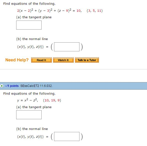 Solved Find equations of the following. 2(x - 2)^2 + (y - | Chegg.com