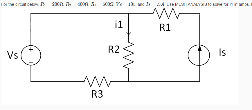 Solved For the circuit below, R_1 = 200 ohm, R_2 = 400 ohm, | Chegg.com