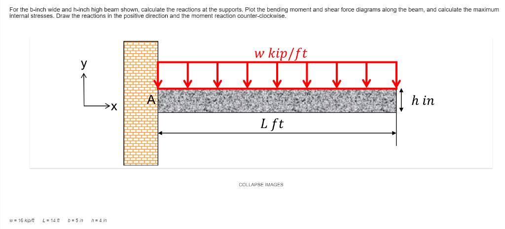 Solved For The B-inch Wide And H-inch High Beam Shown, | Chegg.com