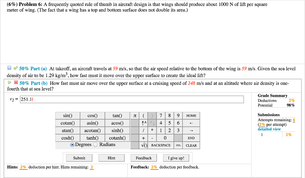 Solved A frequently quoted rule of thumb in aircraft design | Chegg.com