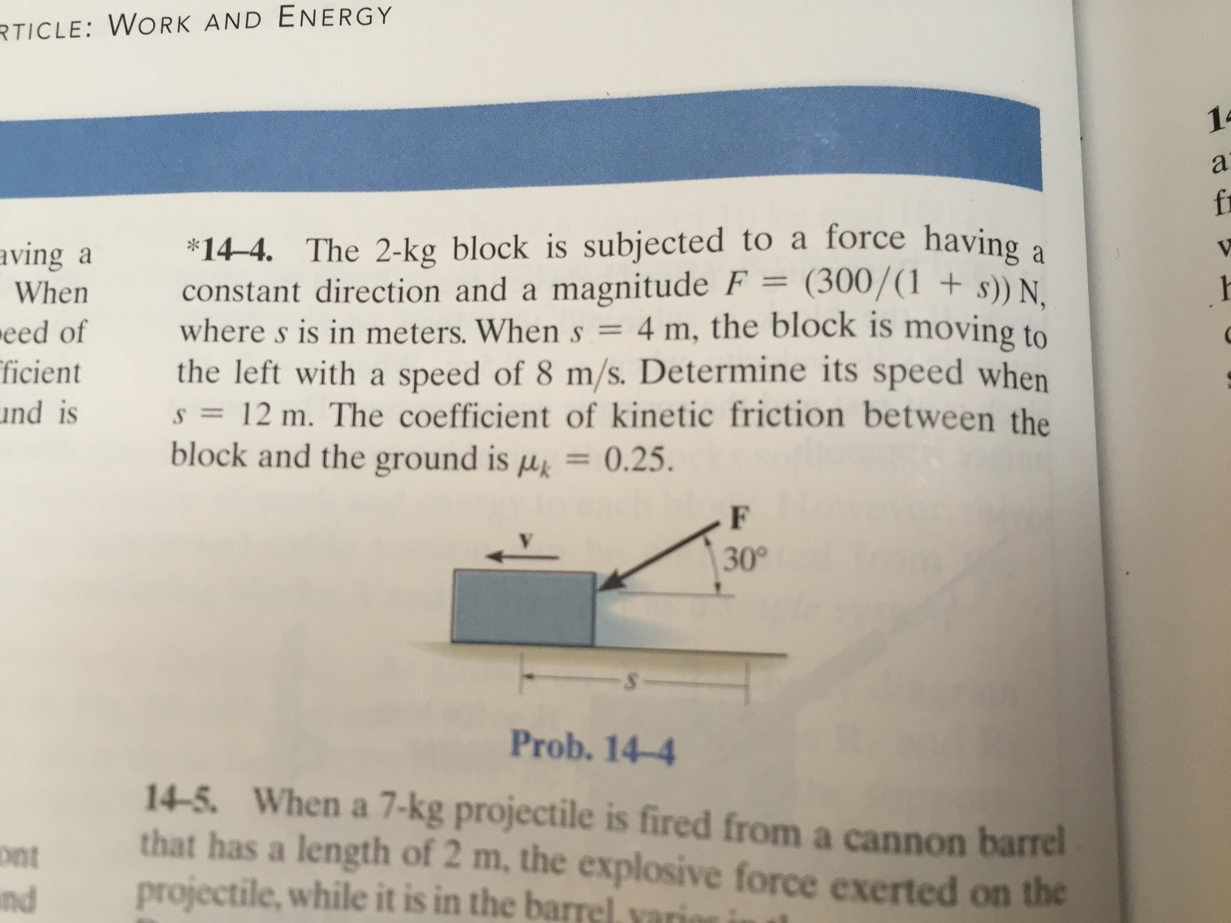 Solved The 2-kg Block Is Subjected To A Force Having A, 45% OFF