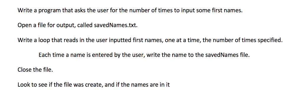 Solved Write a program that asks the user for the number of | Chegg.com