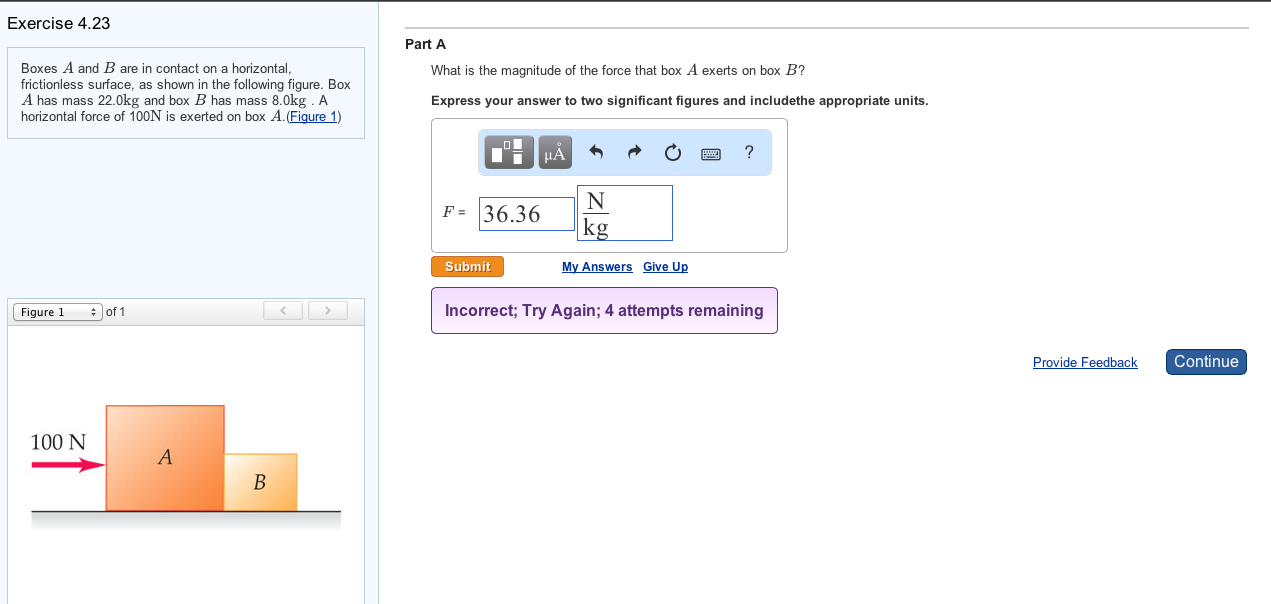 Solved Boxes A and B are in contact on a horizontal,