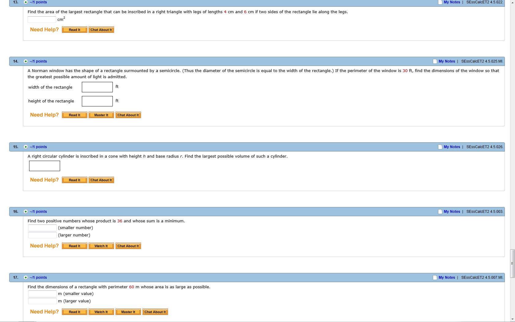Solved Find the area of the largest rectangle that can be