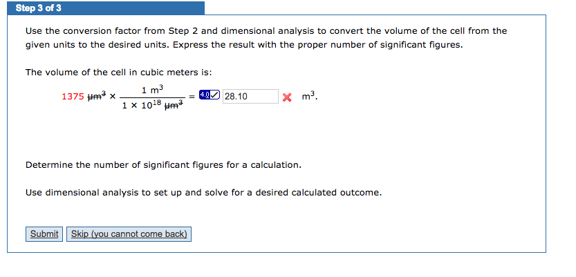 Solved Use The Conversion Factor From Step 2 And Dimensional | Chegg.com