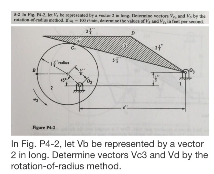 In Fig. P42, let V_B be represented by a vector 2 in