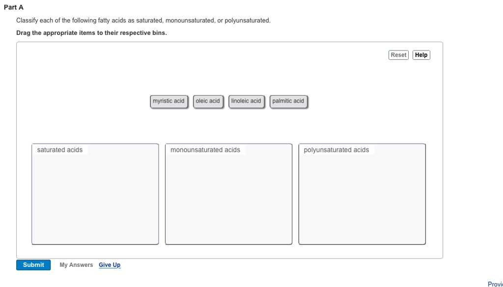 solved-part-a-classify-each-of-the-following-fatty-acids-as-chegg