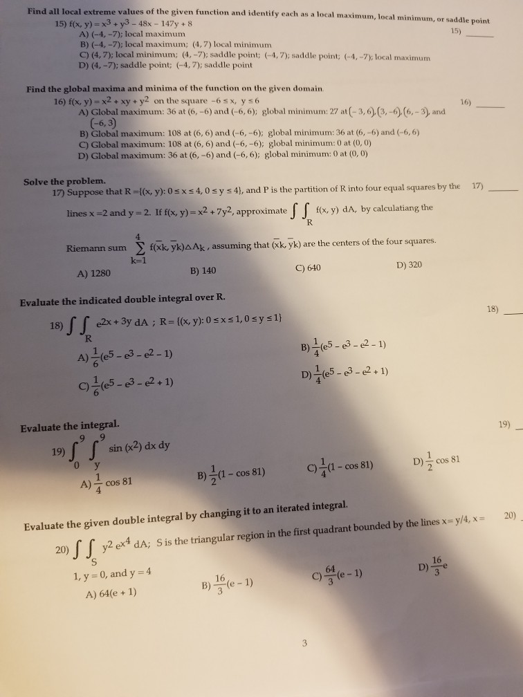 Solved Compute the gradient of the function at the given | Chegg.com