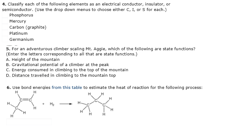 Solved Classify each of the following elements as an | Chegg.com