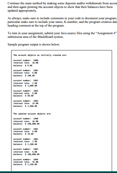 Solved For this assignment you are to develop a class that | Chegg.com