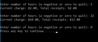 Solved A parking garage charges a $2.00 minimum fee to park | Chegg.com