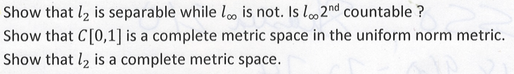 unbounded complete metric space
