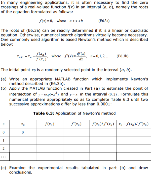 Solved I need THE MATLAB code for this and the results, I | Chegg.com