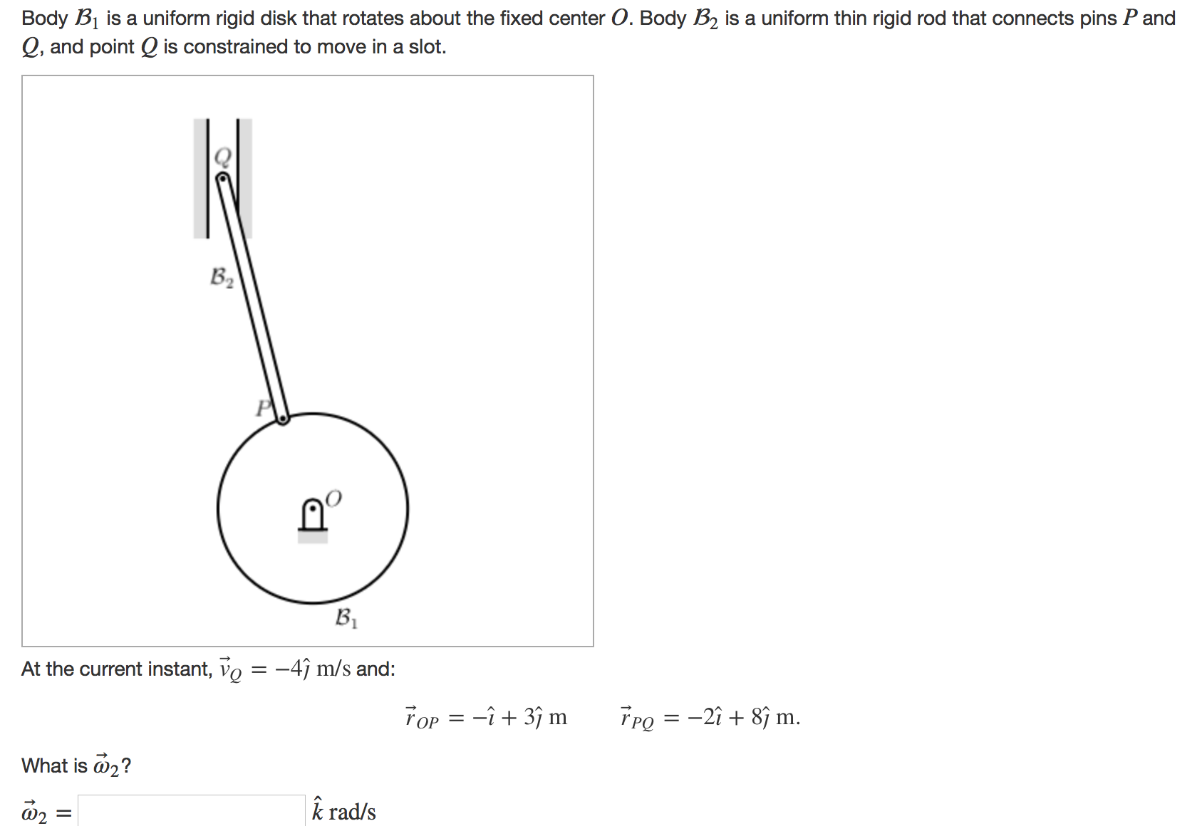 Solved Body B1 is a uniform rigid disk that rotates about | Chegg.com