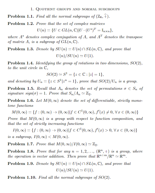 Find Subgroups Calculus Archive | February 28 2018 | Chegg.com