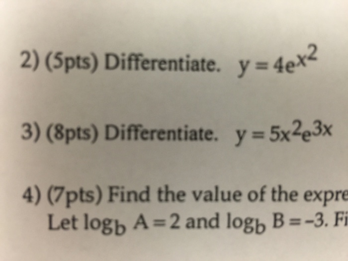 solved-differentiate-y-4e-x-2-differentiate-y-5x-2e-3x-chegg