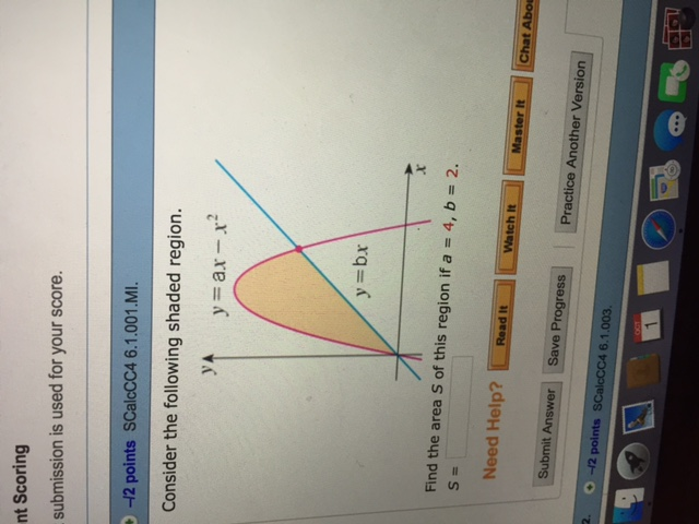 Solved Consider The Following Shaded Region. | Chegg.com