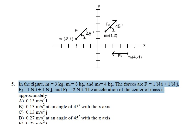 Solved In the figure. m1= 3 kg, m2= 8 kg, and m3= 4 kg. The | Chegg.com
