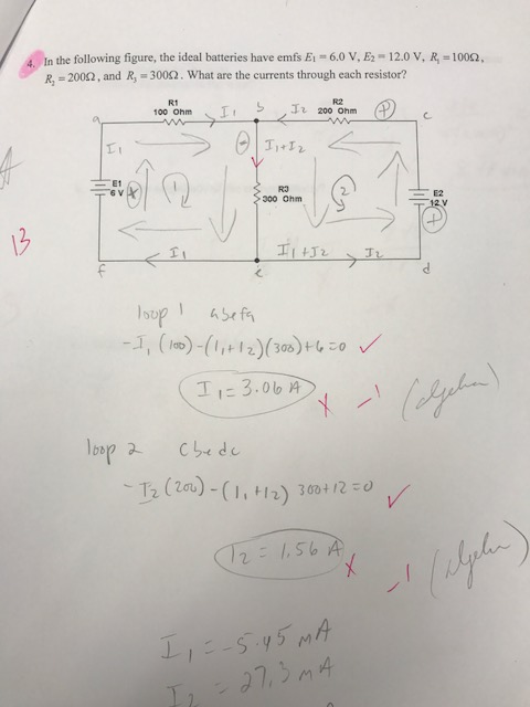 Solved In the following figure, the ideal batteries have | Chegg.com