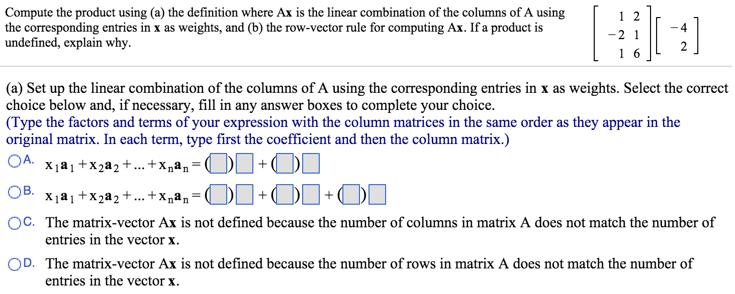 Row Vector Rule