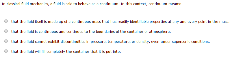 Solved In Classical Fluid Mechanics A Fluid Is Said To Chegg Solved In Classical Fluid Mechanics A Fluid Is Said To Chegg