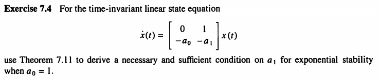 Solved For the linear time-invariant state equation, Provide | Chegg.com