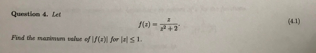 Solved This Is A Complex Analysis Problem. Our Textbook Uses | Chegg.com