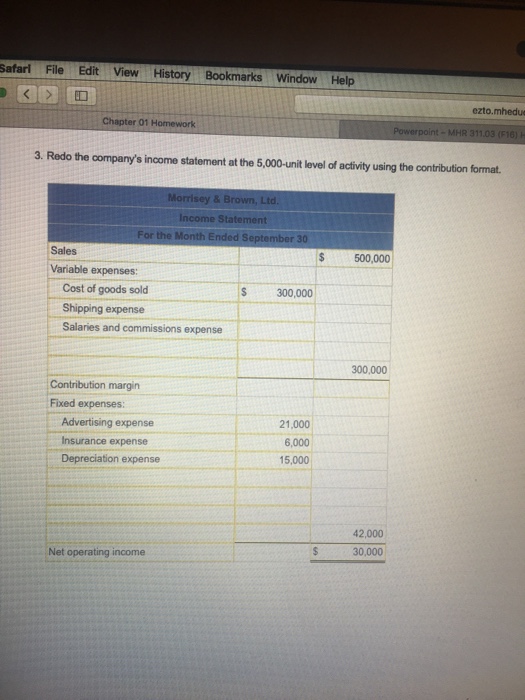 connect chapter 1 homework accounting