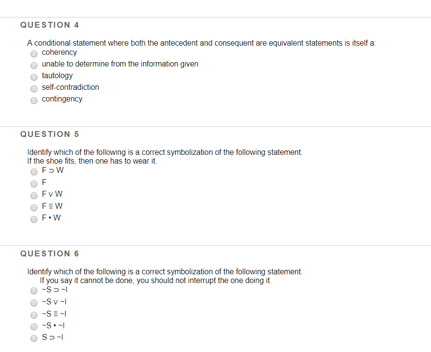 Solved QUESTION 4 A Conditional Statement Where Both The | Chegg.com